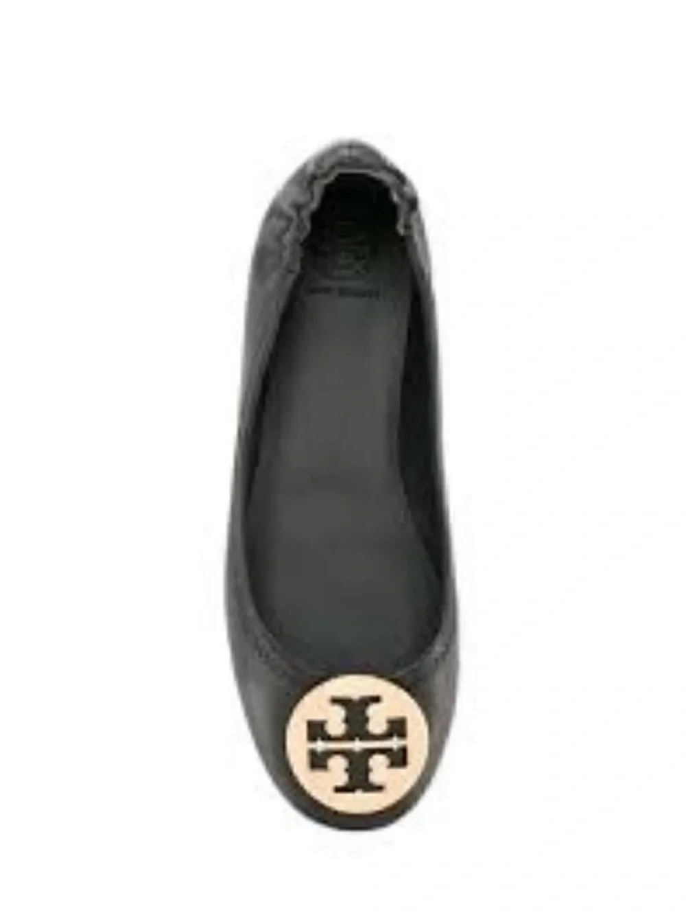 Tory Burch Reva Black Ballet Flat Size 7